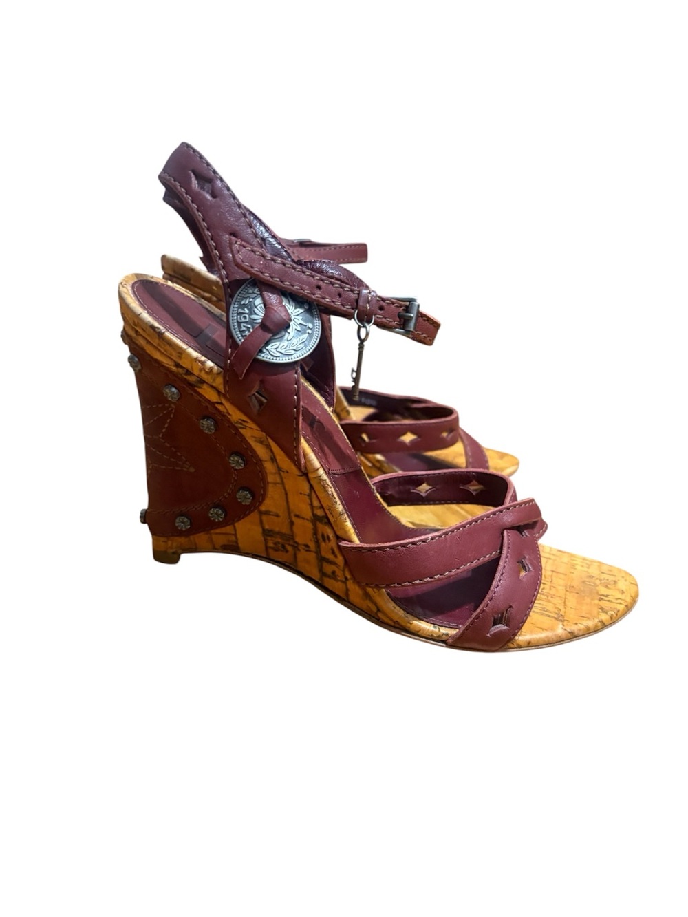 Christian Dior Gaucho wedge sandals